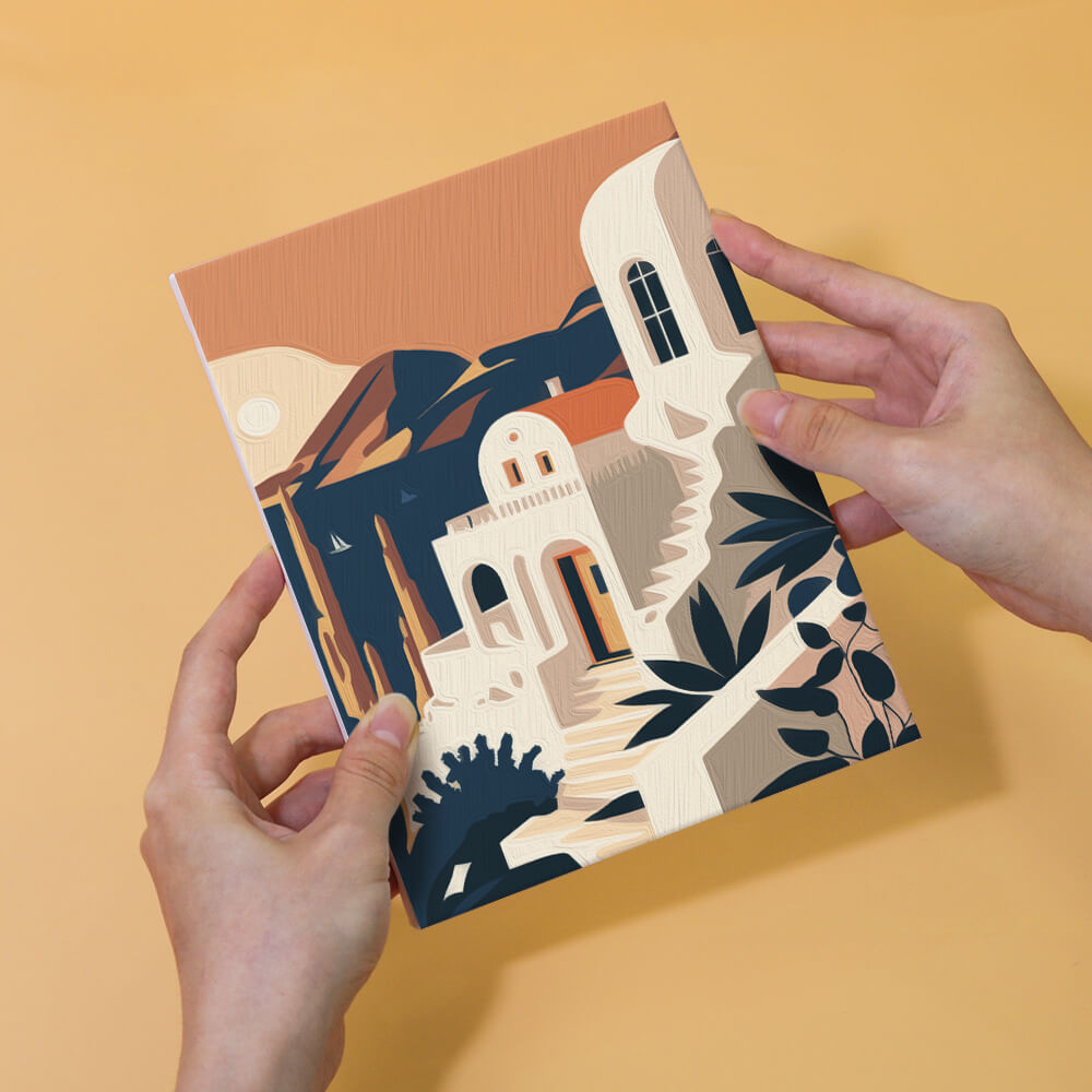 Paint by Numbers - 6 Mini Paintings | Minimalistic Architecture