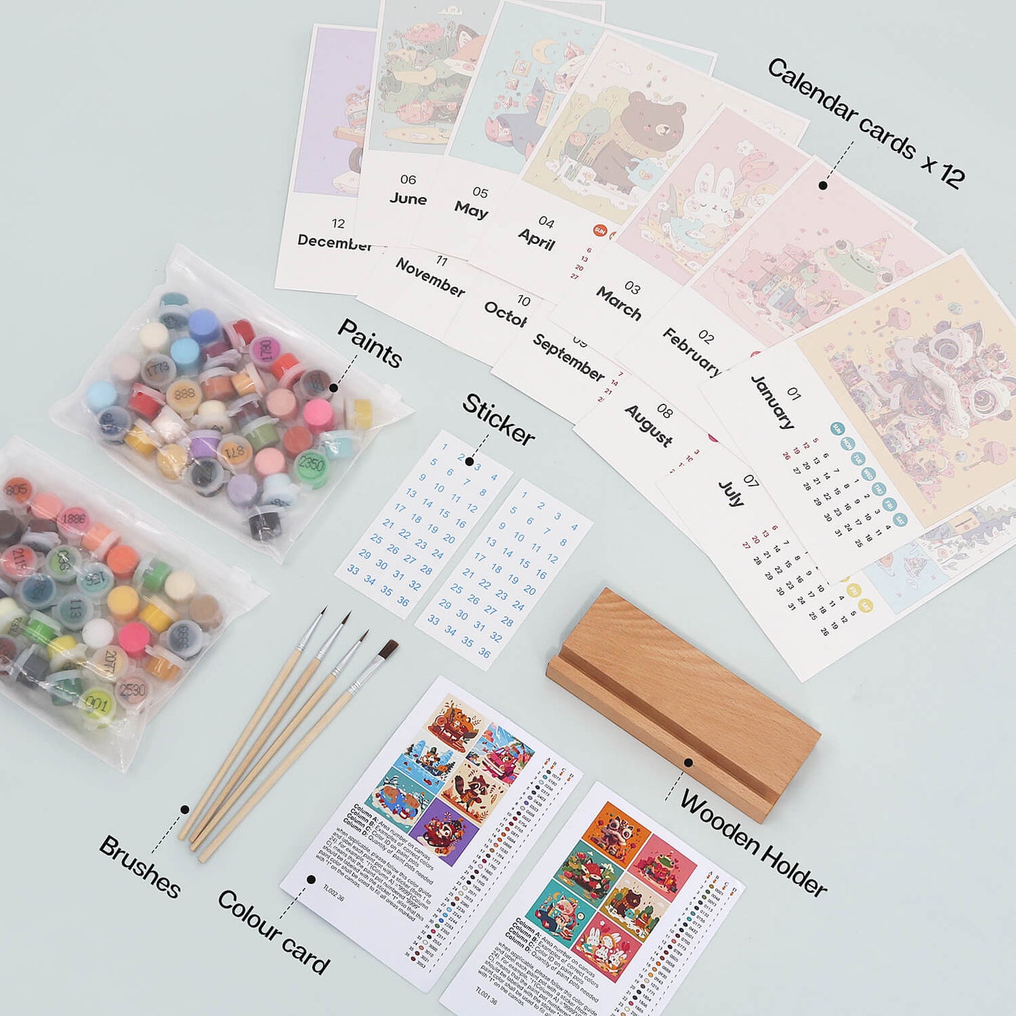 Paint by Numbers - Calendar