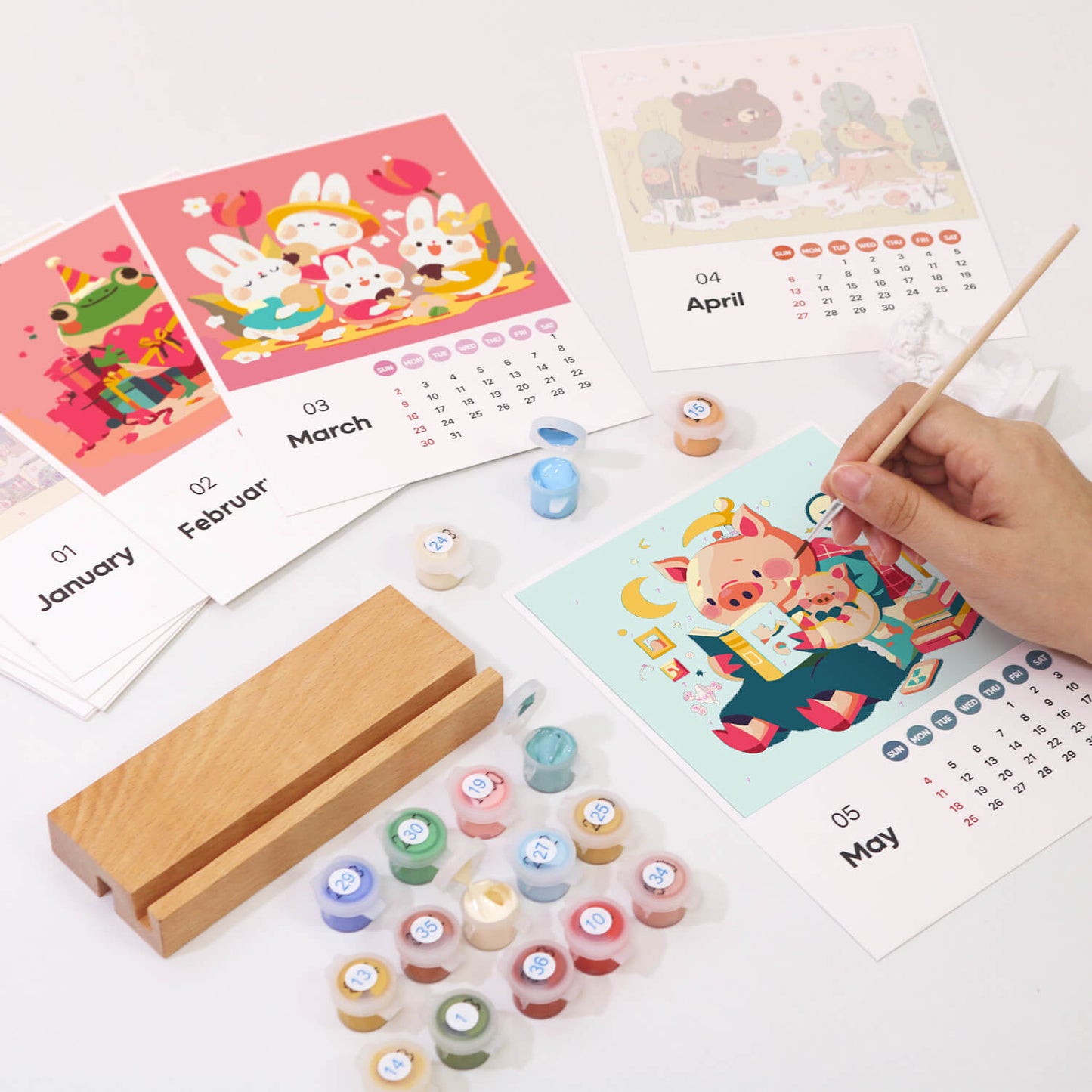 Paint by Numbers - Calendar