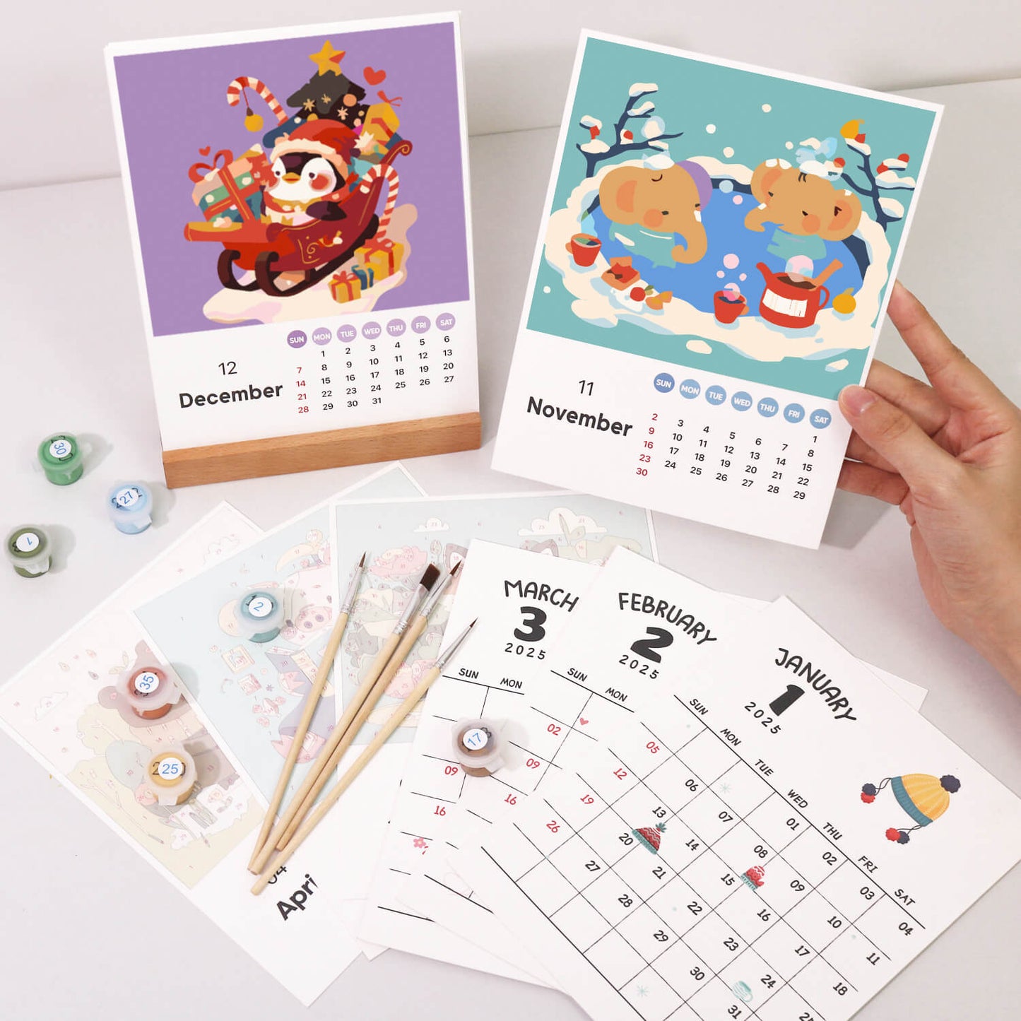 Paint by Numbers - Calendar