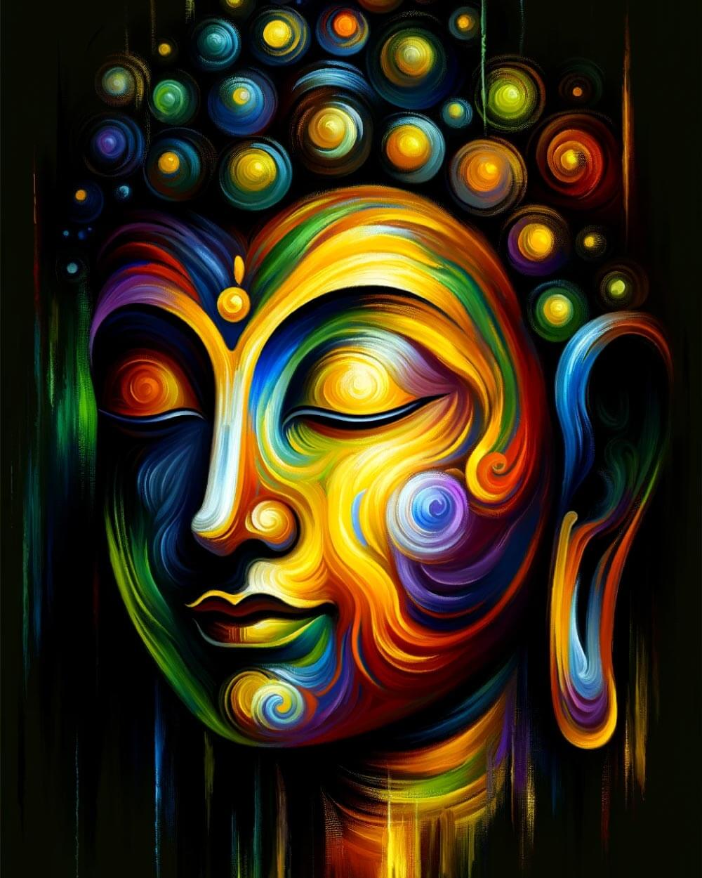 Paint by Numbers - Colorful Buddha