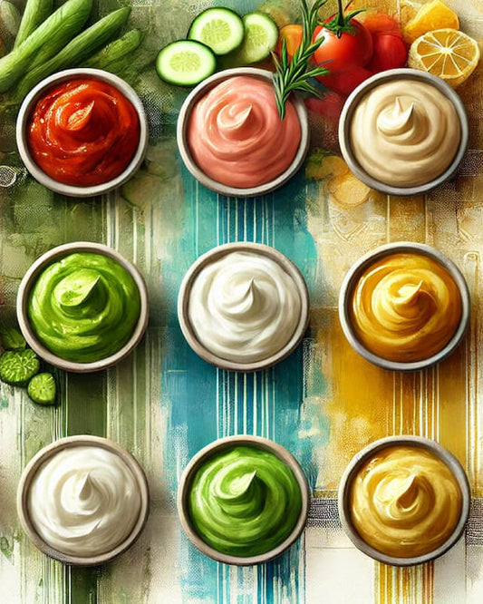 Paint by Numbers - Colorful Sauce Selection