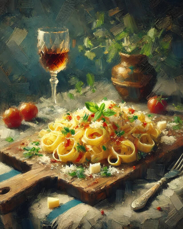 Paint by Numbers - Italian Culinary Elegance