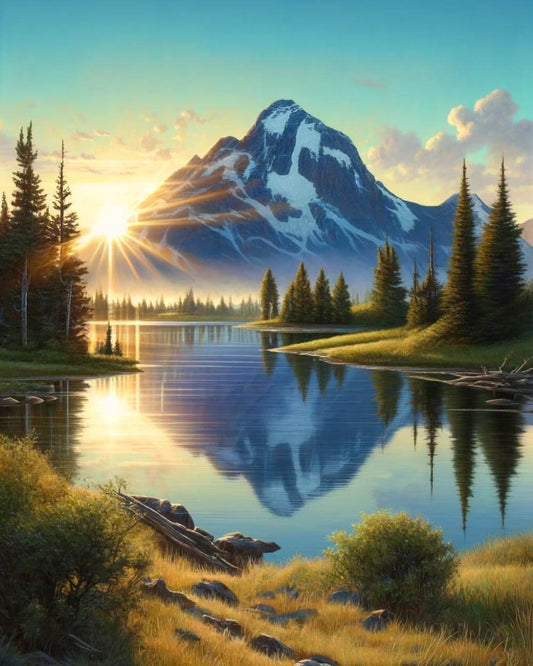 Paint by Numbers - Mountain Serenity