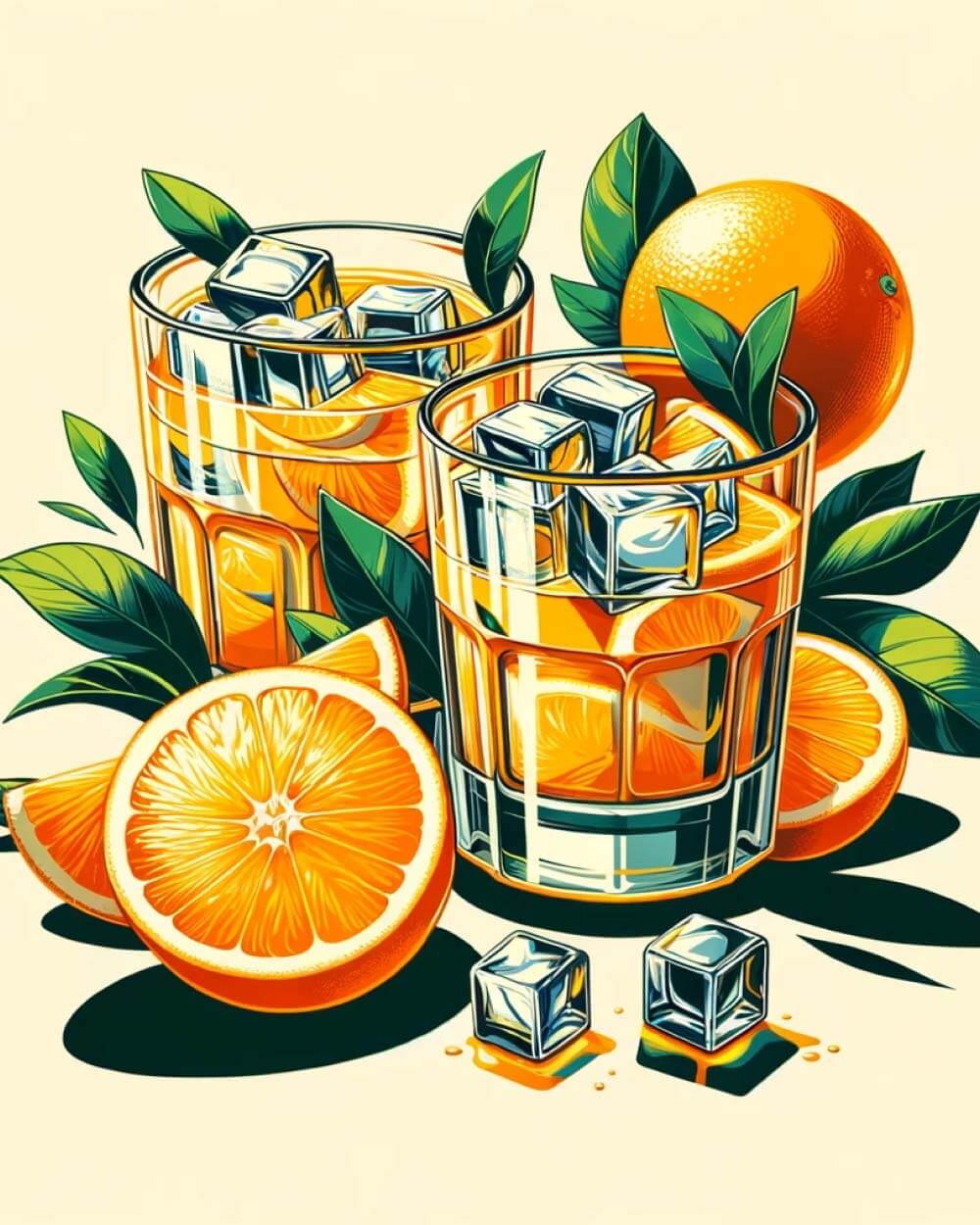 Paint by Numbers - Orange Refreshment