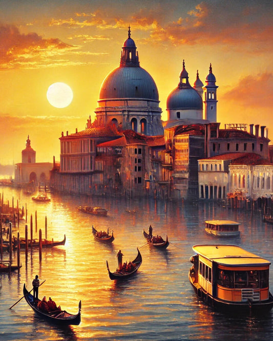 Numbers-to-Art-Sunset-in-Venice