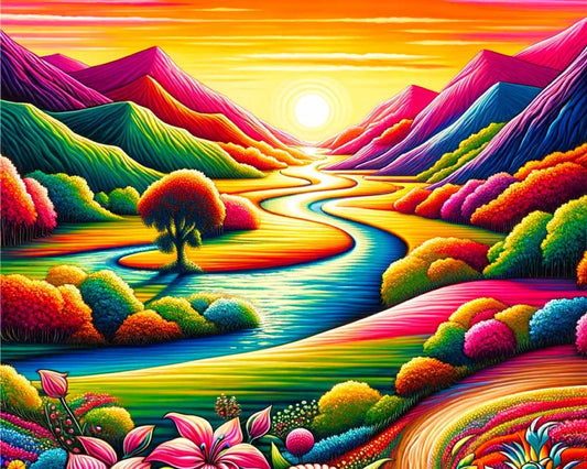 Paint by Numbers - Vibrant Valley