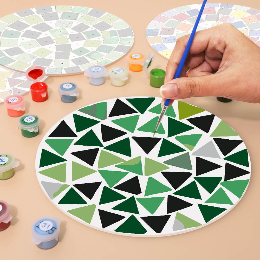 Paint by Numbers - Placemats | Colorful Shapes