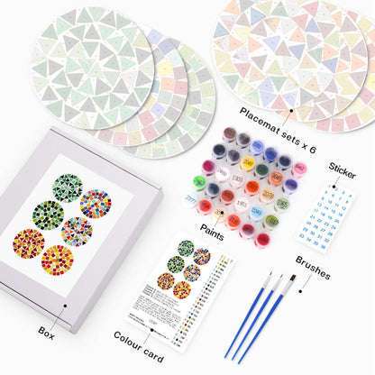 Paint by Numbers - Placemats | Colorful Shapes