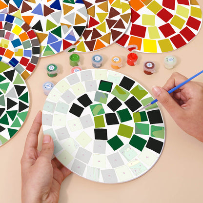 Paint by Numbers - Placemats | Colorful Shapes