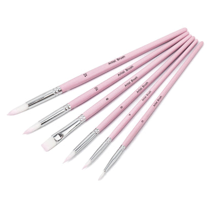 Paint by Numbers - Pink Premium Brushes