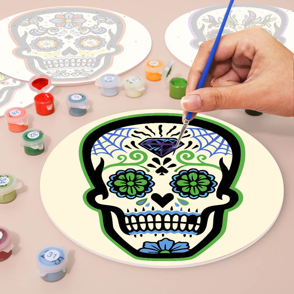 Paint by Numbers - Placemats | Calavera