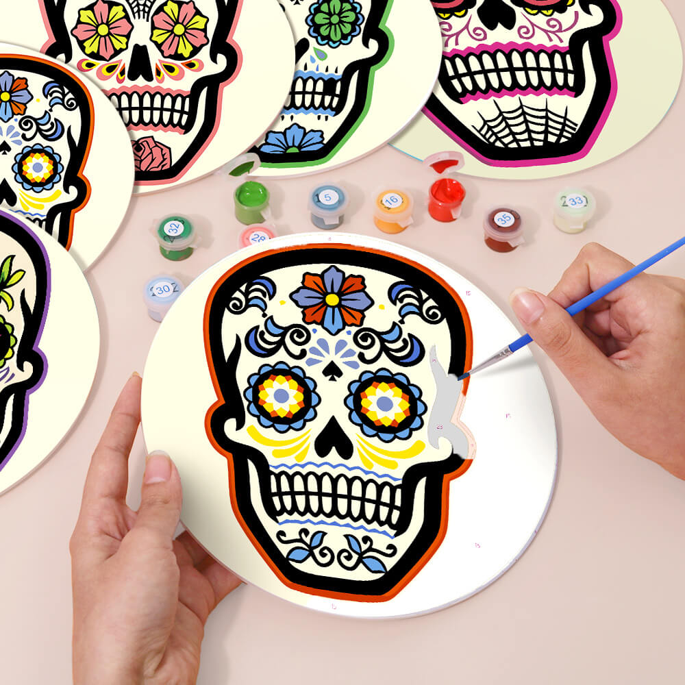 Paint by Numbers - Placemats | Calavera