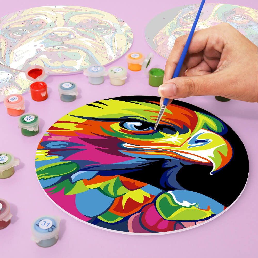 Paint by Numbers - Placemats | Colorful Animals