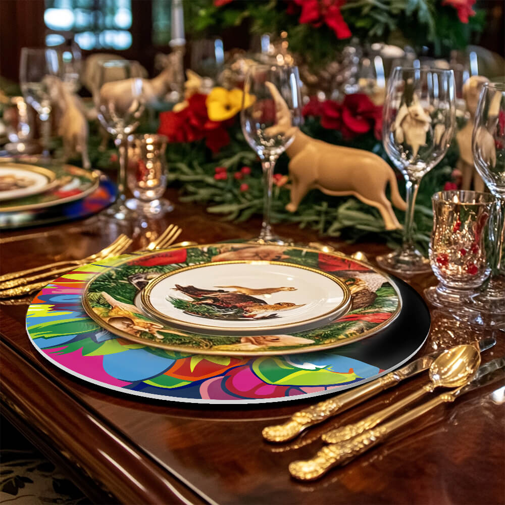 Paint by Numbers - Placemats | Colorful Animals