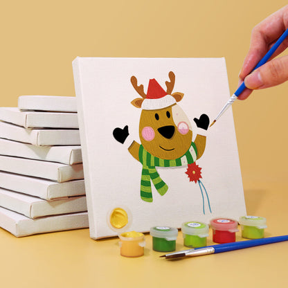 Paint by Numbers - 9 Mini Paintings | Christmas Characters