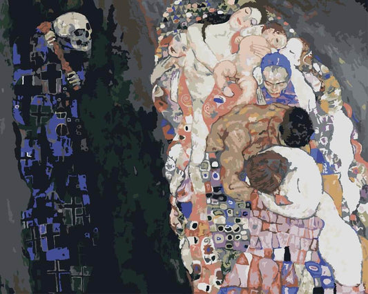 Paint by Numbers - Death and Life | Gustav Klimt