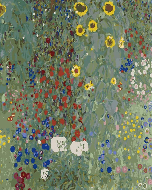 Paint by Numbers - Farmer's Garden with Sunflowers | Gustav Klimt