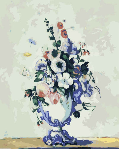 Paint by Numbers - Flowers in a Rococo Vase | Paul Cezanne