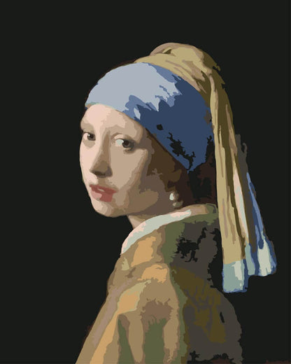 Paint by Numbers - Girl with a Pearl Earring | Johannes Vermeer