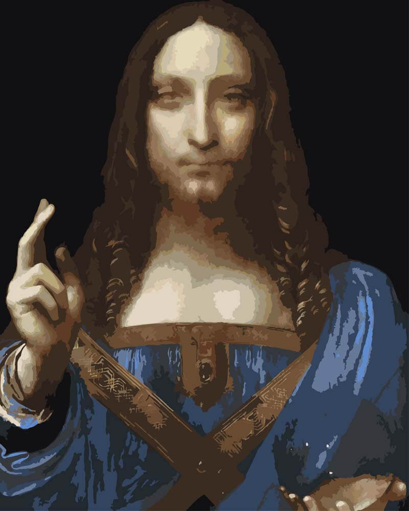 Paint by Numbers - Salvator Mundi | Leonardo da Vinci