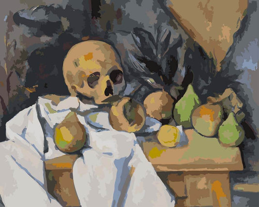Paint by Numbers - Still Life with Skull | Paul Cezanne