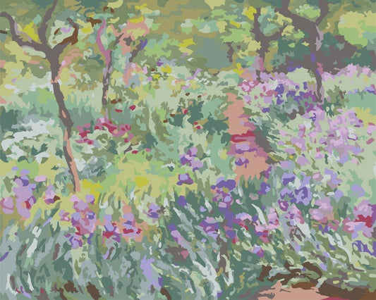 Paint by Numbers - The Artist's Garden at Giverny | Claude Monet