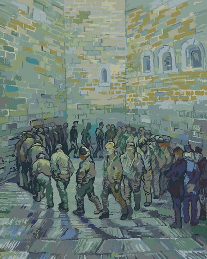 Paint by Numbers - The Prisoners’ Round | Vincent van Gogh