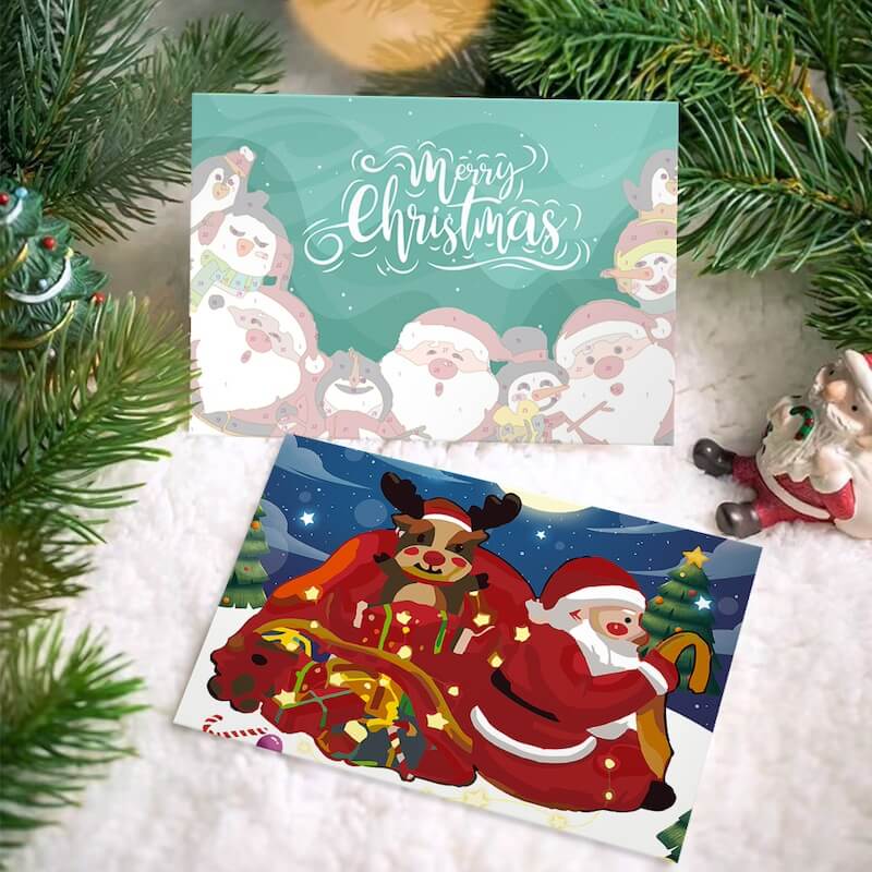 Paint by Numbers - Christmas Cards | Christmas time