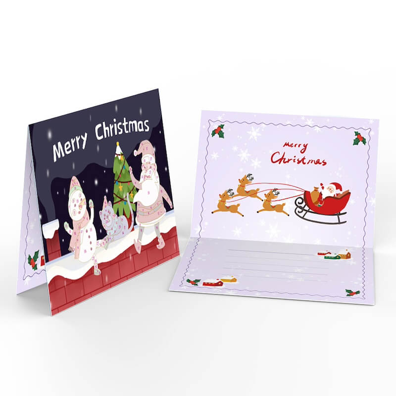 Paint by Numbers - Christmas Cards | Merry Christmas