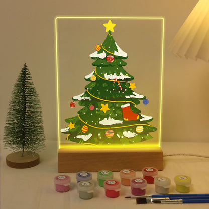 Paint by Numbers -  Christmas Light | Christmas tree