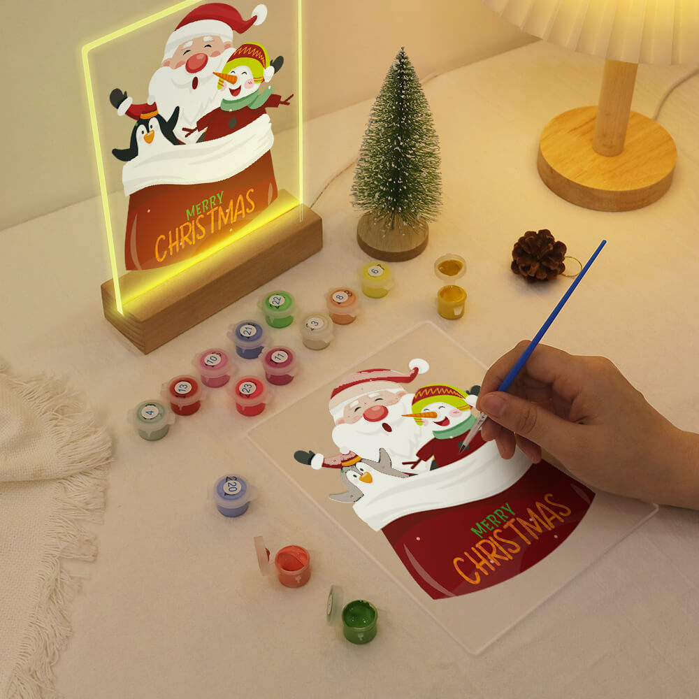 Paint by Numbers -  Christmas Light | Merry Christmas