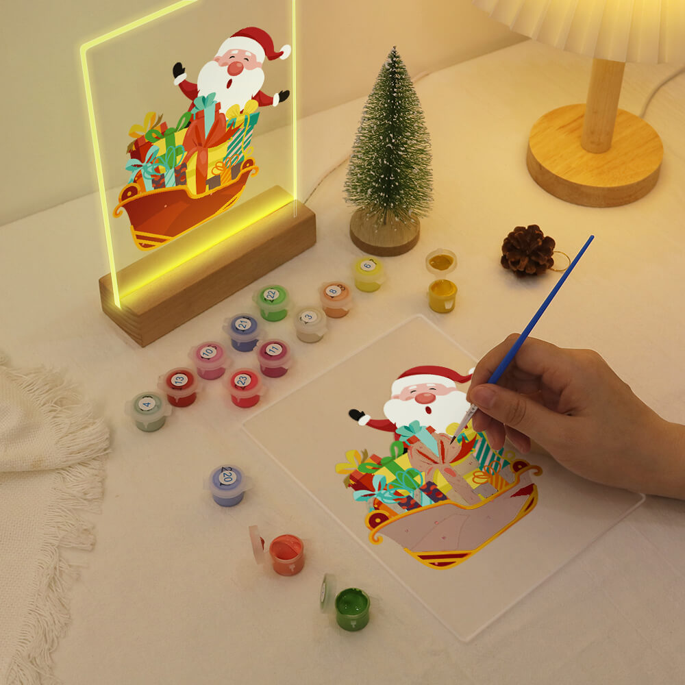 Paint by Numbers -  Christmas Light | Santa Claus