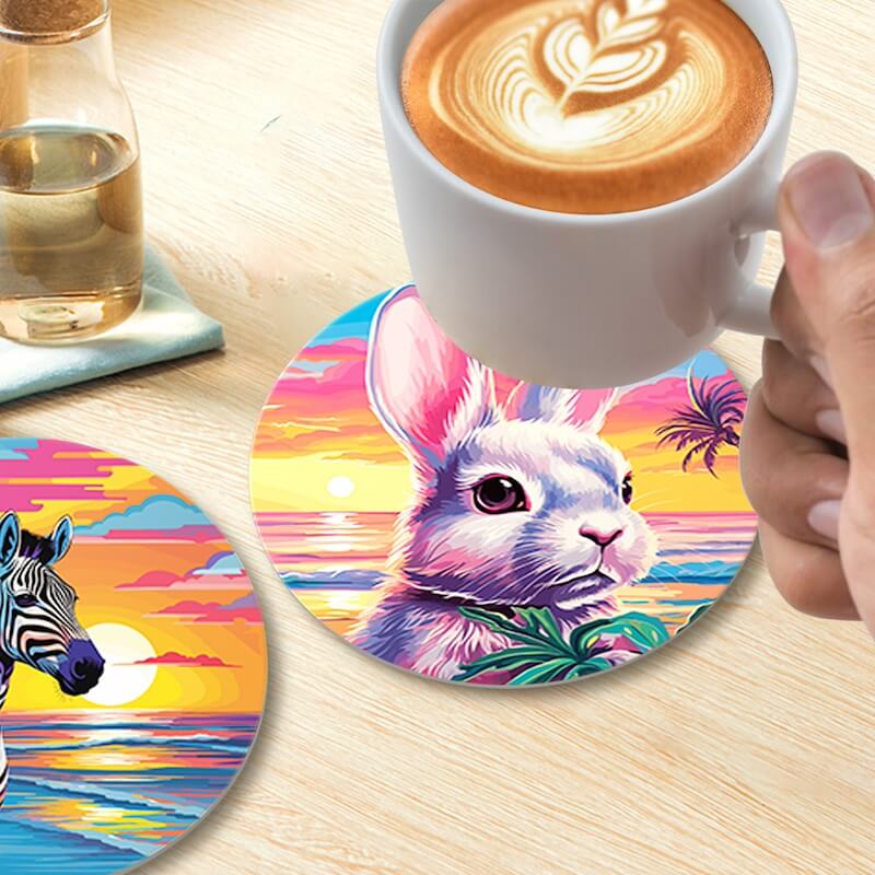 Paint by Numbers - Coasters | Animal Portraits