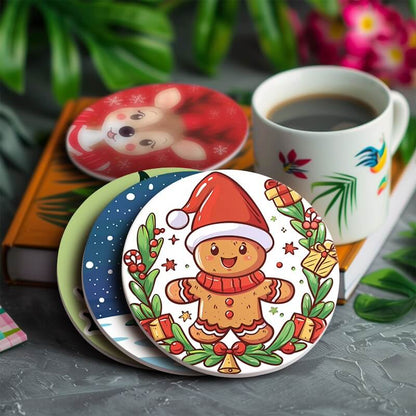 Paint by Numbers - Coasters | Christmas