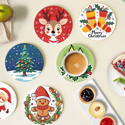 Paint by Numbers - Coasters | Christmas