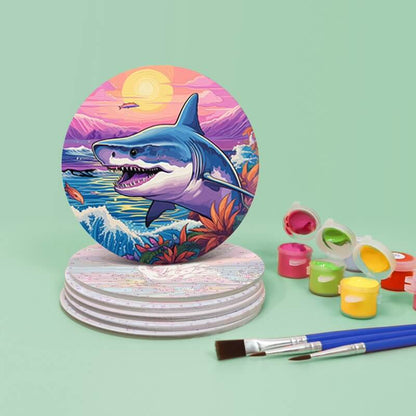 Paint by Numbers - Coasters | Sea Animals