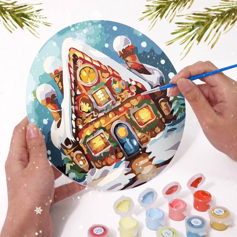 Paint by Numbers - Placemats | Christmas time