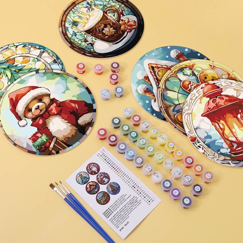 Paint by Numbers - Placemats | Christmas time