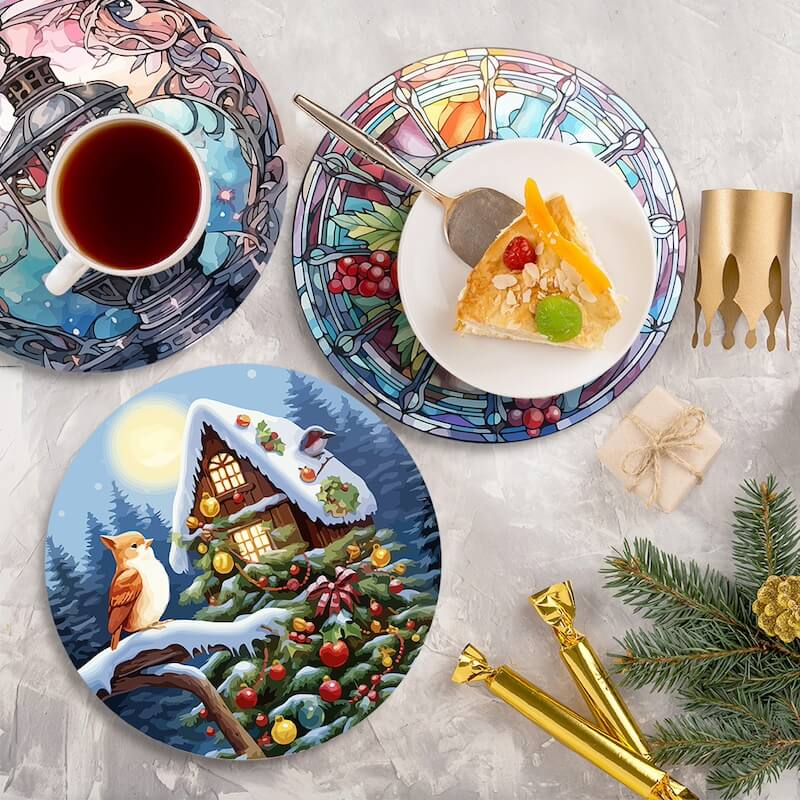 Paint by Numbers - Placemats | Winter time